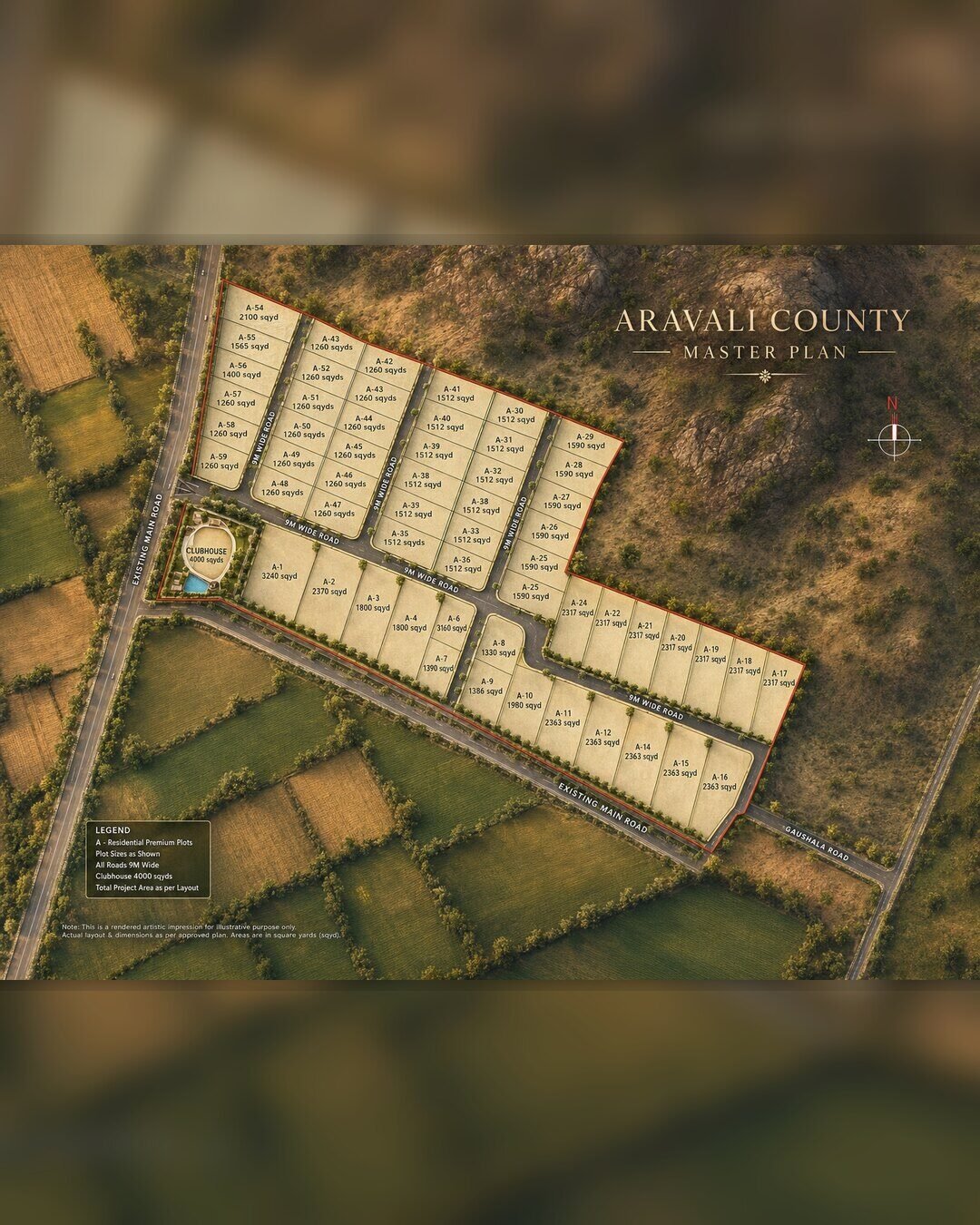 Aravali County master plan